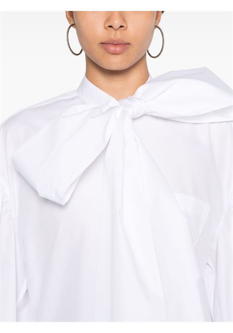 Camicia con fiocco in bianco Simone Rocha - donna SIMONE ROCHA | 52831025WHT